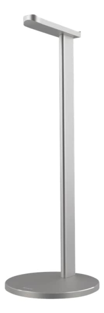 DELTACO Kuuloketeline, alumiini, liukastumisenesto, hopea