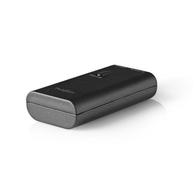Nedis Bluetooth®-lähetin | Tuloliitäntä: 1x 3.5 mm | AptX ™ Low latency / AptX™ / SBC | Jopa 2 laitetta | Musta