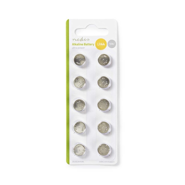 Nedis Alkaliparisto LR44 | 1.5 V DC | 10 Kpl pakkaus