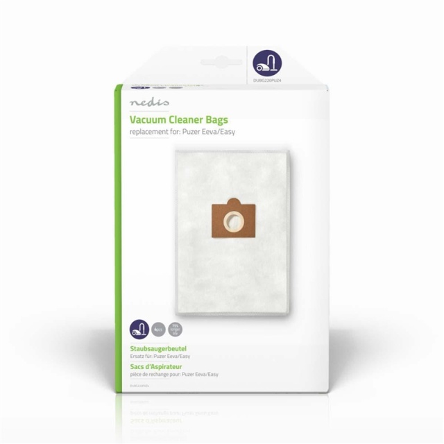 Nedis Pölypussi | 4 kpl | Mikrokuitu | Eniten myyty: Puzer Eeva/Easy | Valkoinen