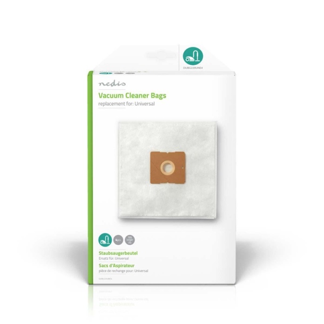 Nedis Pölypussi | 4 kpl | Mikrokuitu | Eniten myyty: Yleismallinen | Valkoinen