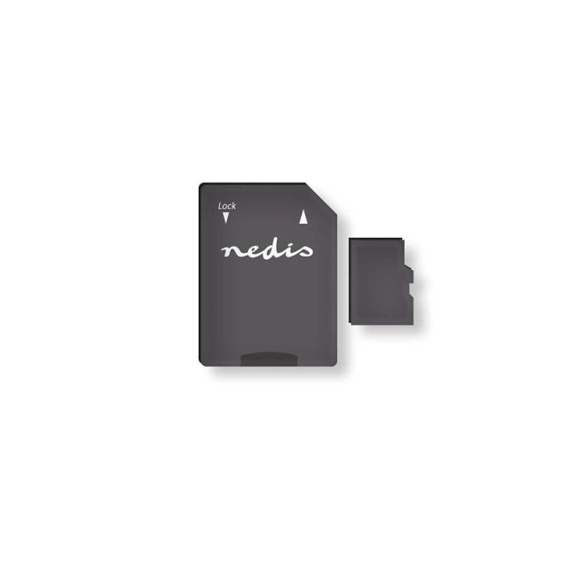 Nedis microSD-muistikortti | microSDHC | 32 GB | Kirjoitusnopeus: 90 MB/s | Lukunopeus: 45 MB/s | UHS-I | SD adapteri sisältyy