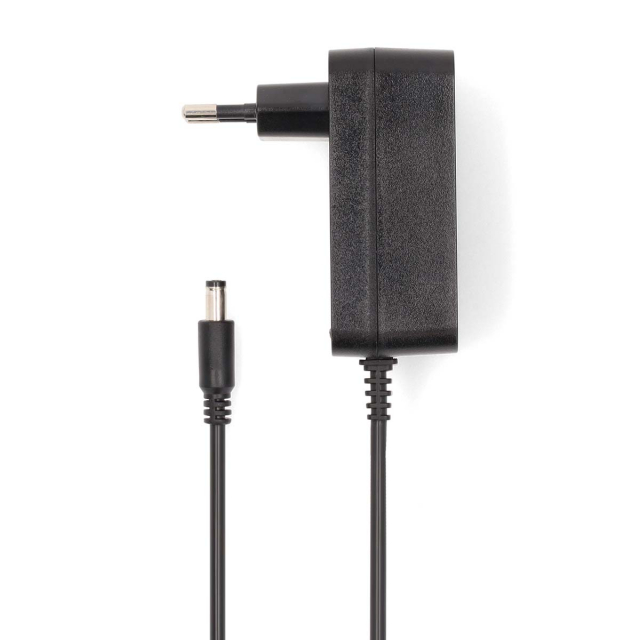Nedis CCTV Tehosovitin | 2.0 A | 12 V DC | 5.5 x 2.1 mm Uros | Uros | 1.50 m | Musta