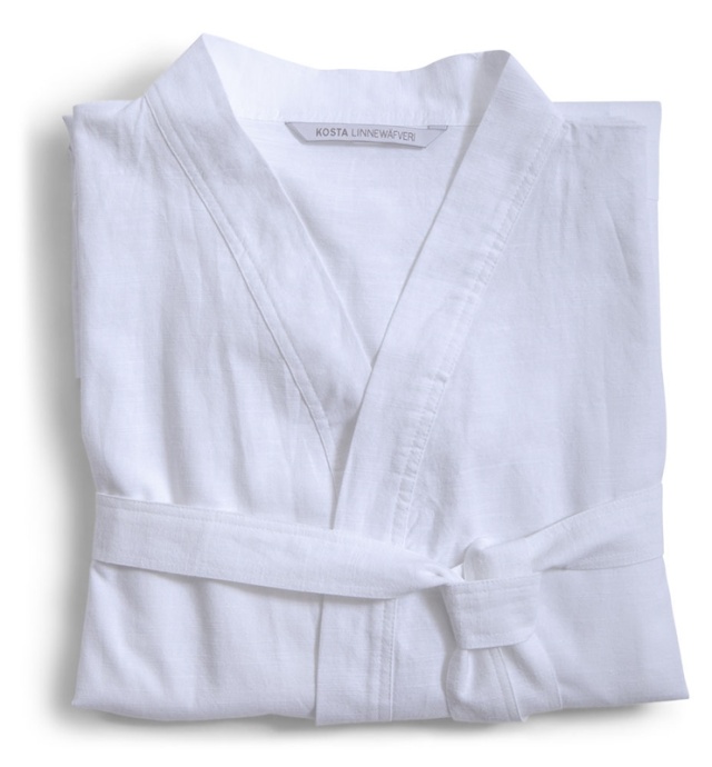 Kosta Linnewäfveri Spa Robe Vit S/M