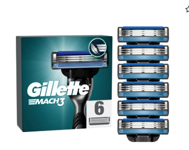 Gillette Mach3 Base 6p