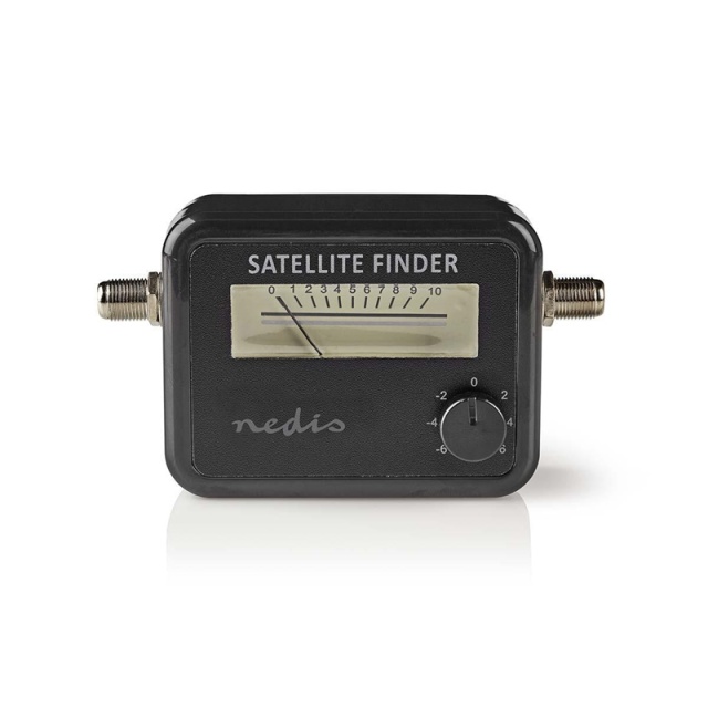 Nedis Satelliitti signaalinvoimakkuusmittari | 950-2400 MHz | Tulon herkkyys: 83 dB | Lähtötaso: 102 dBuV | Musta