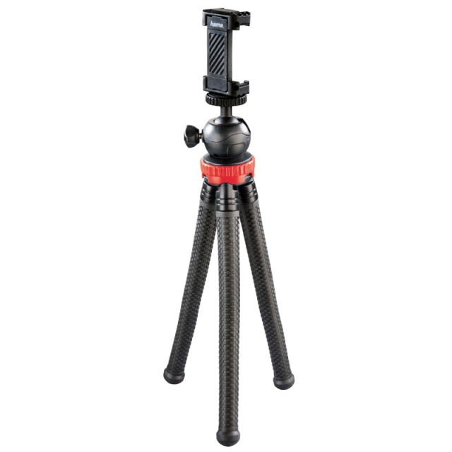 Hama Pöytäjalusta Kamera, Smartphone & GoPro FlexPro 27 cm Punainen