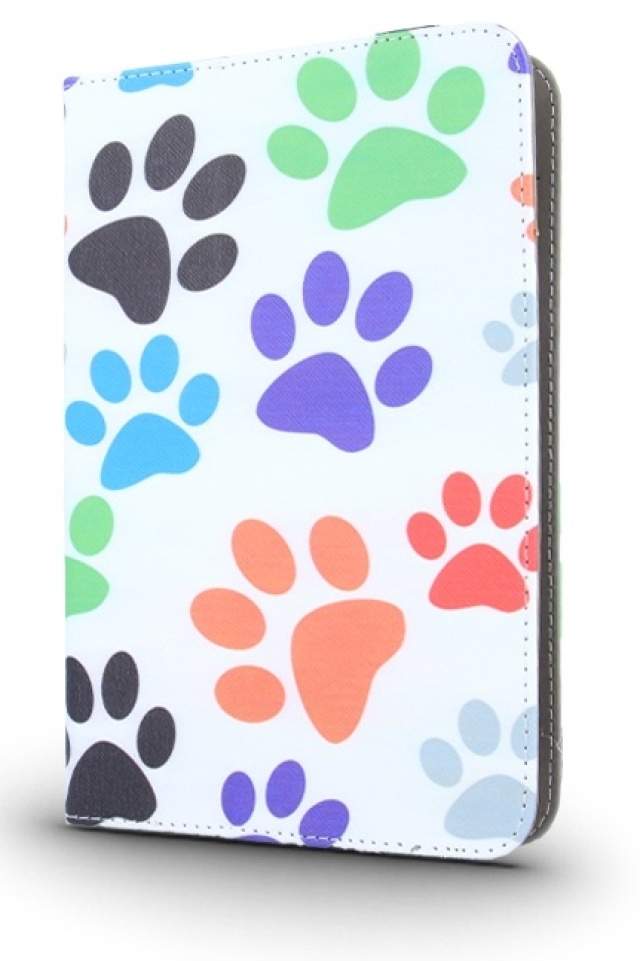 Universalväska för surfplatta 9-10", Tassavtryck