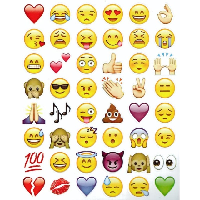 Emoji-tarrat, 19 arkkia ja yli 900 tarraa