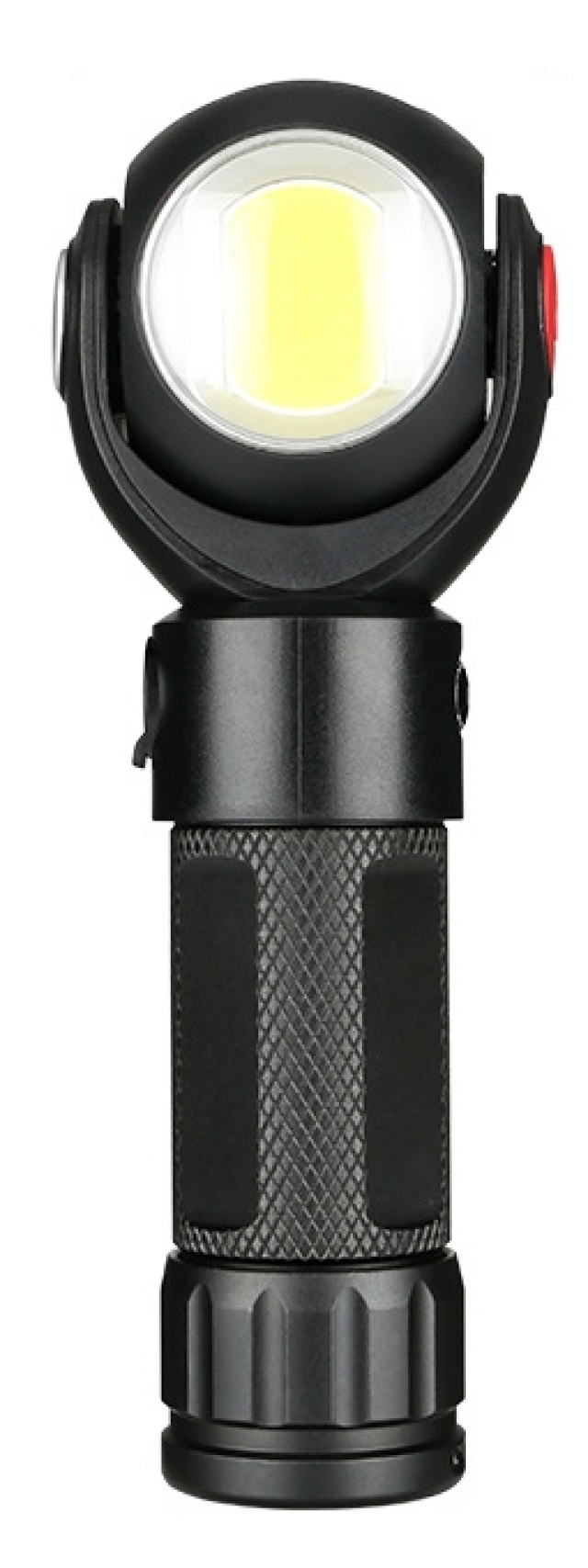 Ladattava T6 + COB LED 360° kääntyvä taskulamppu magneetilla