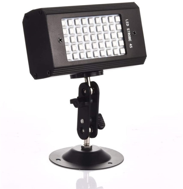 Stroboskooppi LED-valolla, täydellinen diskoille