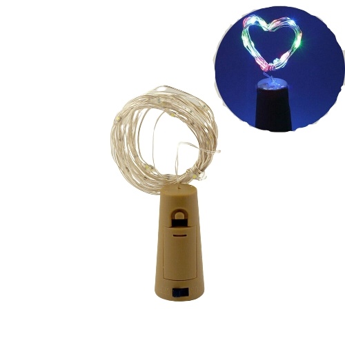 LED-johto lasipulloille, monivärinen