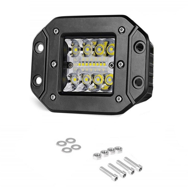 LED-ramppi, upotettu työvalo 5" 4320lm IP68 5" 4320lm IP68