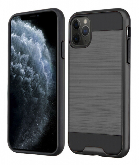 Kuori iPhone 13:lle harjattu metalli, Harmaa