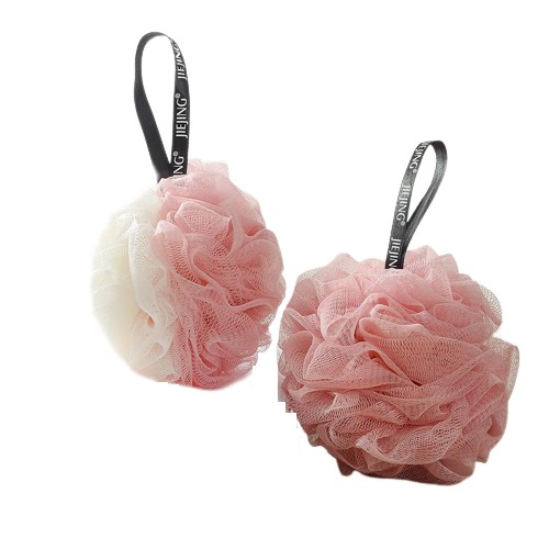 Suihku- ja kylpysieni 2 kpl, valkoinen & pinkki