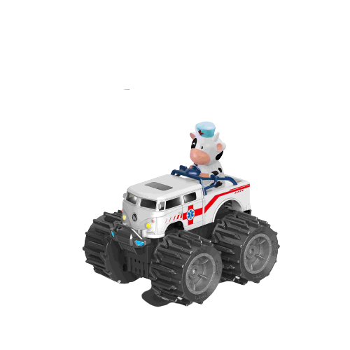 Hauska sähköinen ambulanssi kuorma-auto