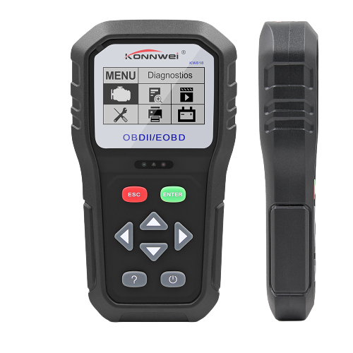 Konnwei KW818 OBD2 virhekoodinlukija kaikille autoille, 12V