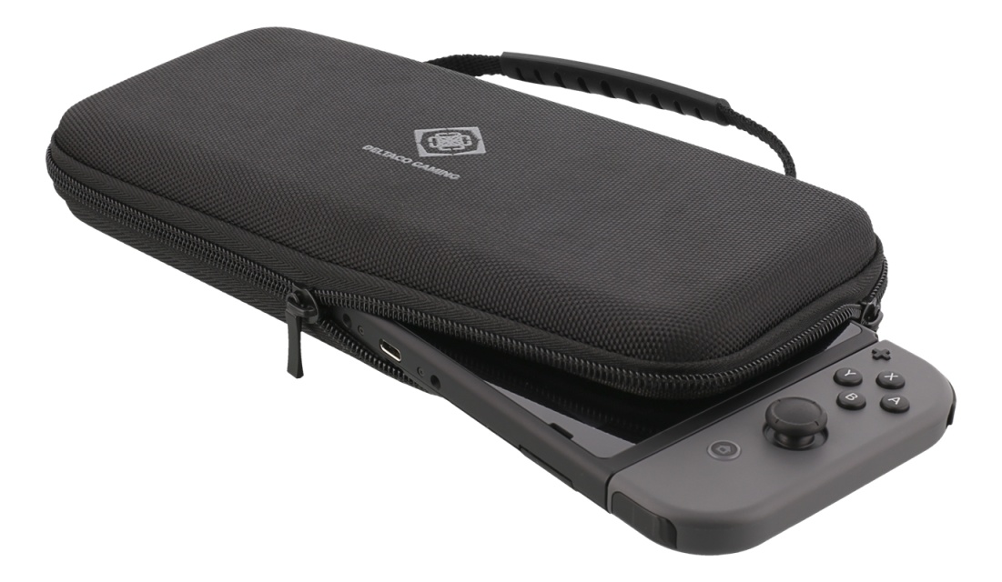 DELTACO GAMING suojalaukku Nintendo Switchille, tilaa 10 pelille