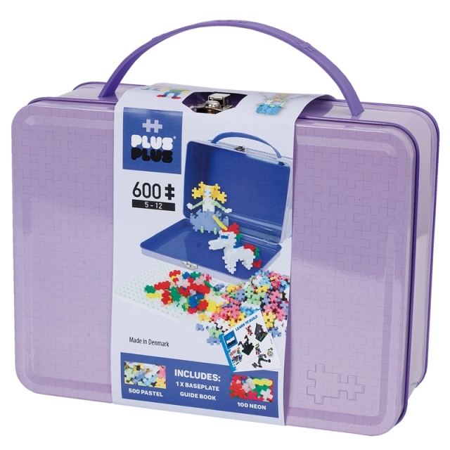 Plus-Plus Matkalaukku pastelli metalli