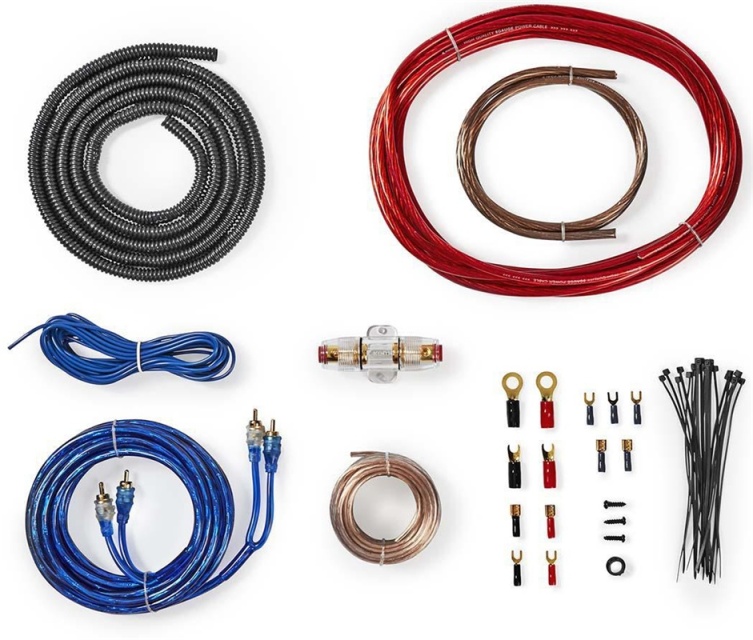 Nedis Auto Audio Liitäntäsarja | 800 W | Kullattu | Pakkaus