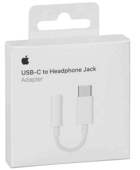 Apple adapter USB-C till 3,5 mm (MU7E2ZM/A)