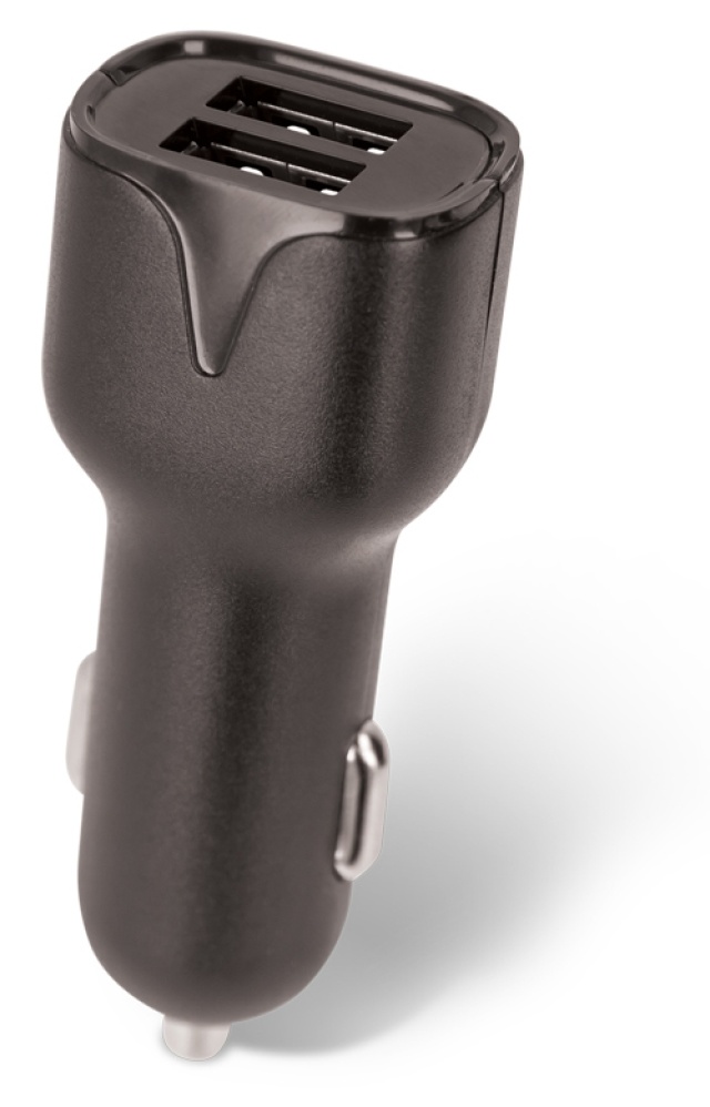 Autolaturi Maxlife MXCC-01 2xUSB pikalataus (2.4A), musta