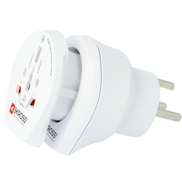 SKROSS El-Adapter Combo Danmark & Eur