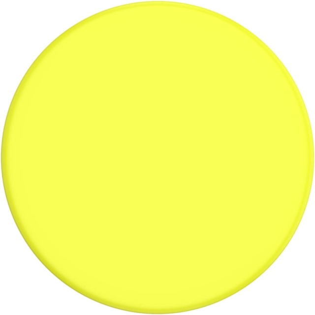 PopSockets Neon Jolt Yellow Irrotettava Grip Telinetoiminnolla