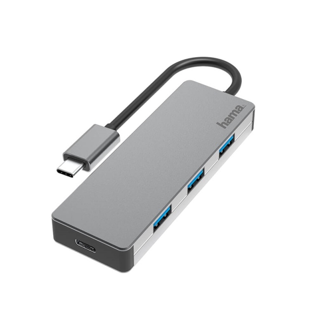 Hama Hub USB-C 4x Porttia 10 Gbit/s