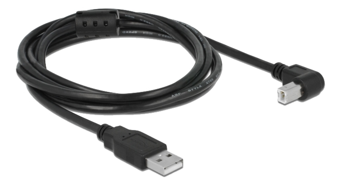 Delock Kabel USB 2.0 Typ-A Stecker > USB 2.0 Typ-B Stecker gewinkelt 2