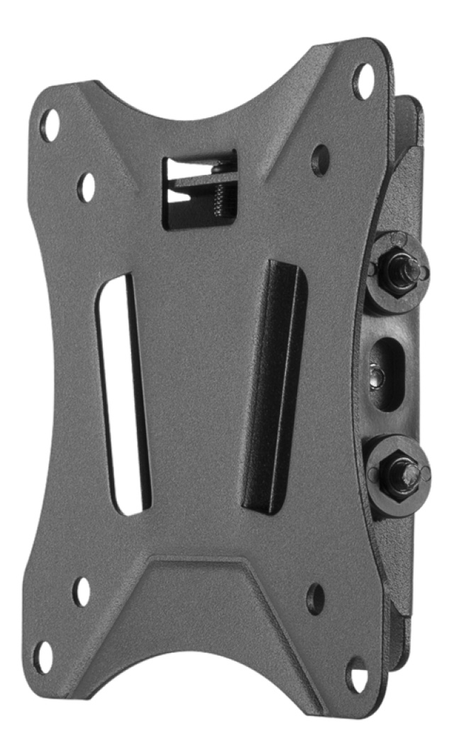 DELTACO OFFICE näytön seinäkiinnike, 13"-27", 25kg, 75x75-100x100