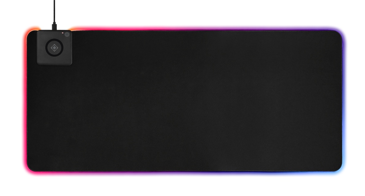 DELTACO GAMING RGB-hiirimatto, langaton pikalataus, 900x400x4mm