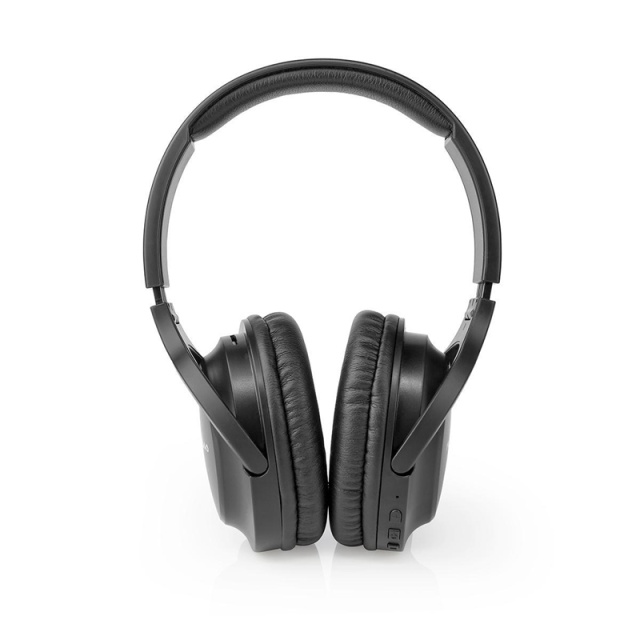 Nedis Langattomat Over-Ear kuulokkeet | Suurin akun toistoaika: 20 tuntia | Sisäänrakennettu mikrofoni | Paino-ohjaus | Tuki ääniohjaukselle | Äänenvoimakkuuden Säätö | Matkakotelo sisältyy | Musta