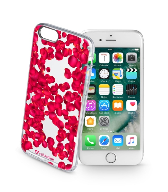 CellularLine Ruusut, TPU kuori iPhone 6 / 6S