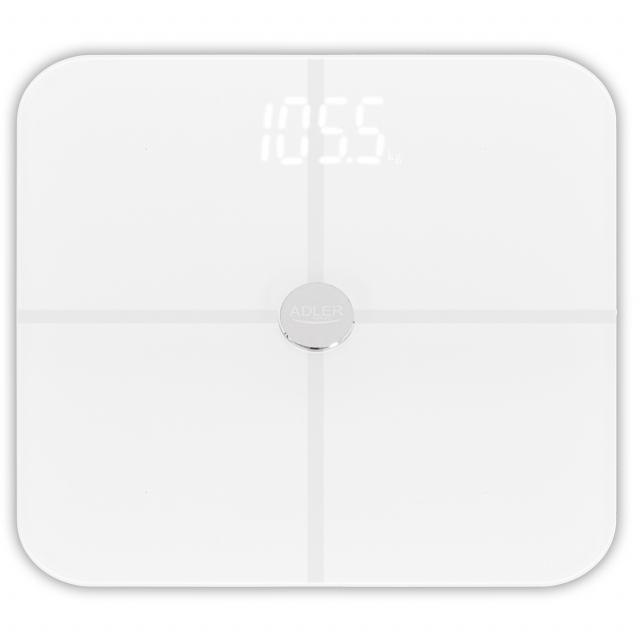 Adler AD 8187 White Smart bathroom scale