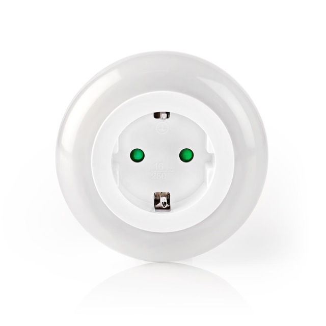 Nedis Plug-In LED Yövalo | Hämärätunnistin | 3680 W | 10 lm | Sininen / Valkoinen / Vihreä