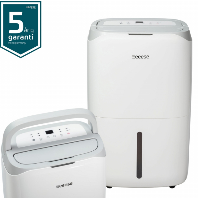 Carl - Avfuktare och luftrenare H11 HEPA-filter, 120m2, Wifi, 46 dB, timer, 2 hastigheter