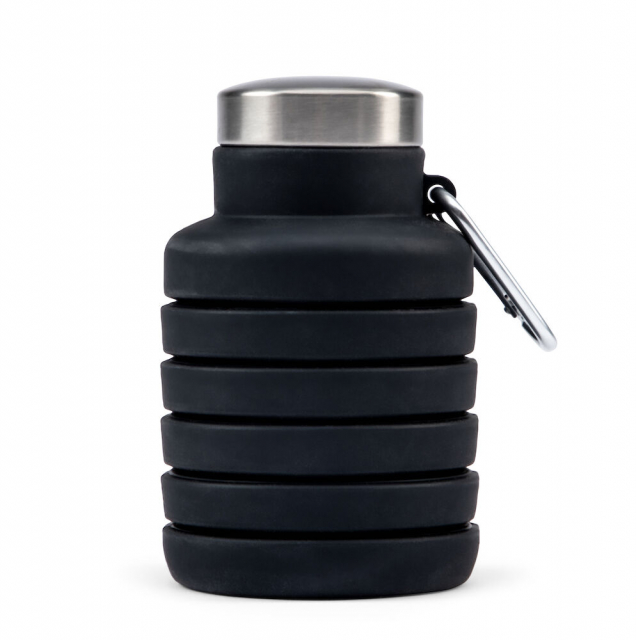 Orrefors Hunting Vattenflaska Silikon, Svart, 500 ml