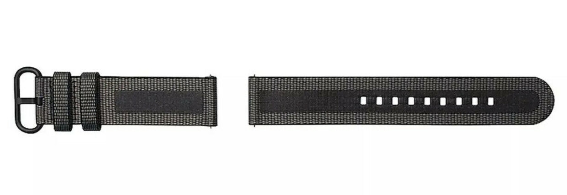 Strap Studio tekstiilikellonauha Active 20mm, musta