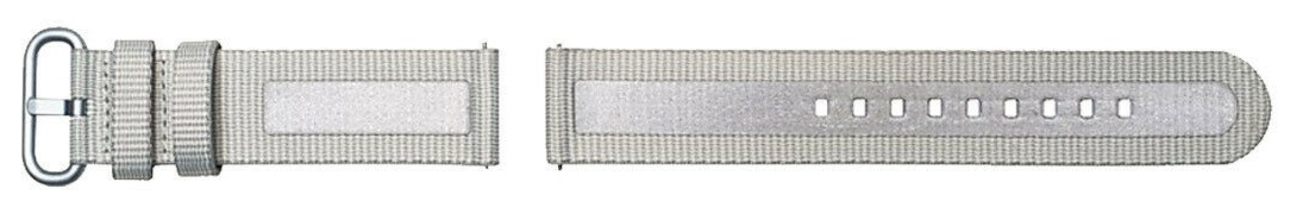 Strap Studio Tekstiilikellonauha Active 20mm, harmaa