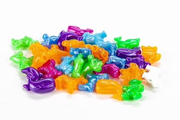 Pearl`n fun Pärlor formade som djur, 1000g