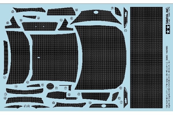 Tamiya 1/24 Toyota 86/GT86 kaasuttimen tarra