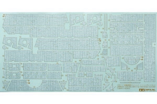 Tamiya 1/35 Elefant Zim Sheet