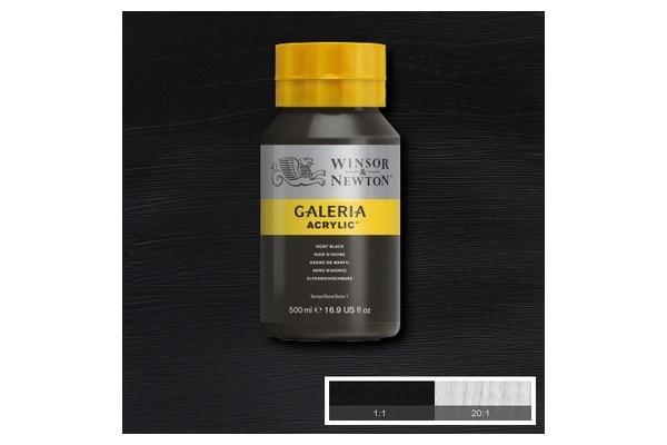 Galeria Acrylic 500Ml Ivory Black 331