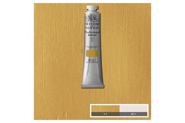 Prof Acrylic 200ML GOLD 283