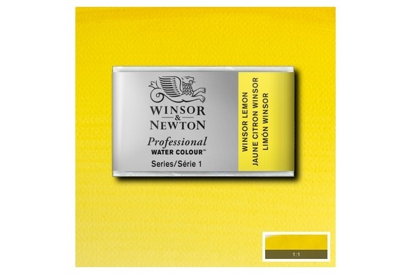Prof Water Colour Pan/W Winsor Lemon 722
