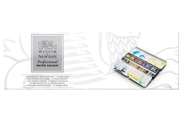 Professional Watercolour 24x½ pans