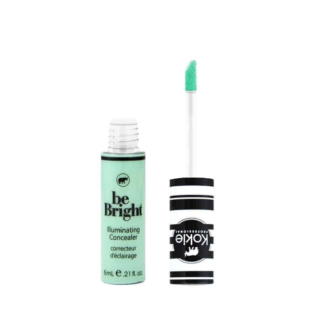Kokie Be Bright Illuminating Concealer Color Correct - Green