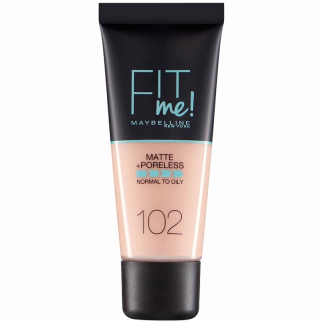 Maybelline Fit Me Matte + Poreless Foundation - 102 Fair Ivory