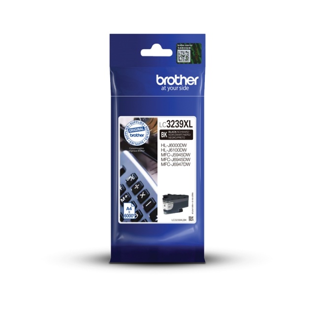 Brother LC-3239XLBK bläckpatroner 1 styck Original Hög (XL) avkastning Svart